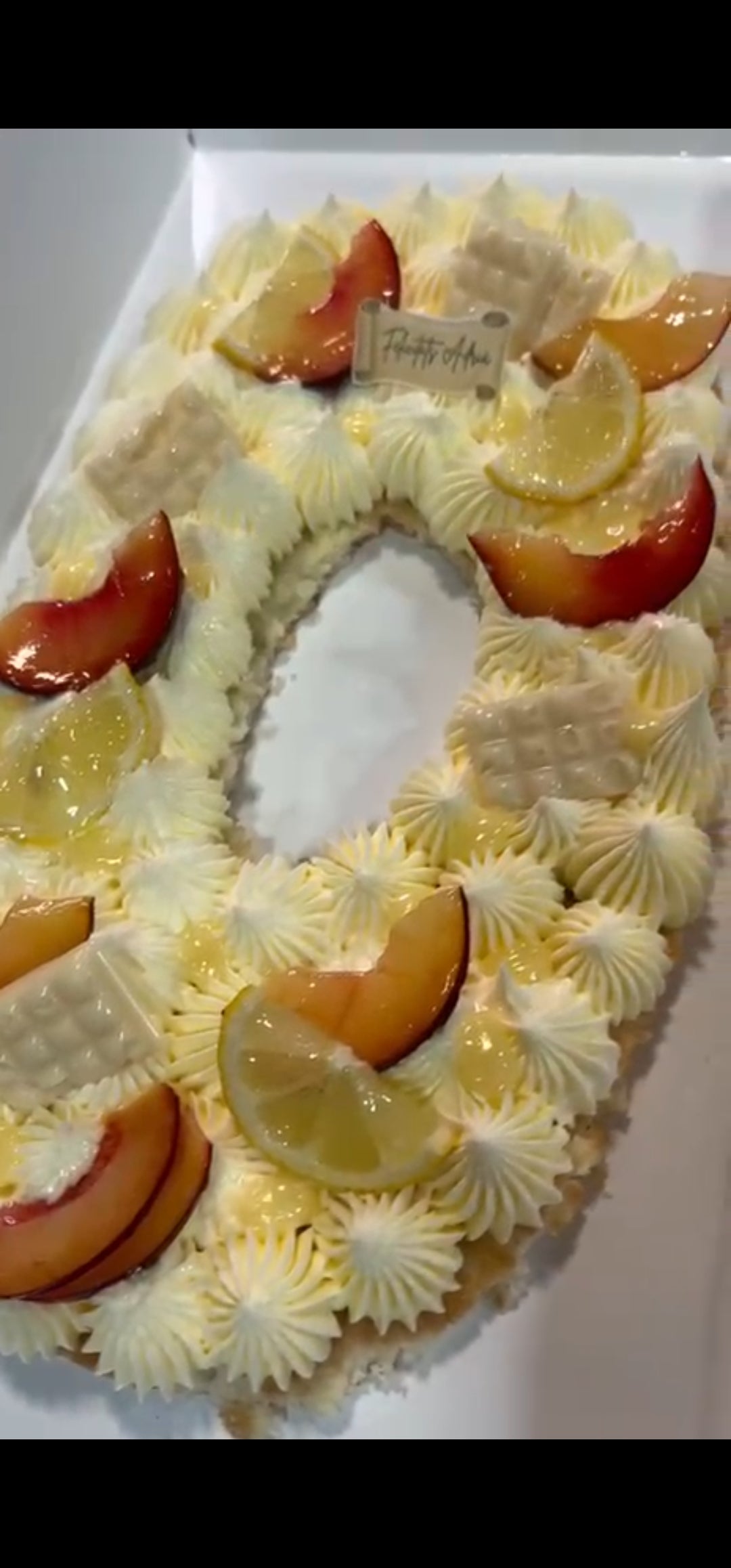 Tarta de número